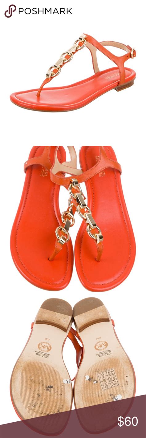 michael kors orange leather shoes|Michael Kors shoe sale.